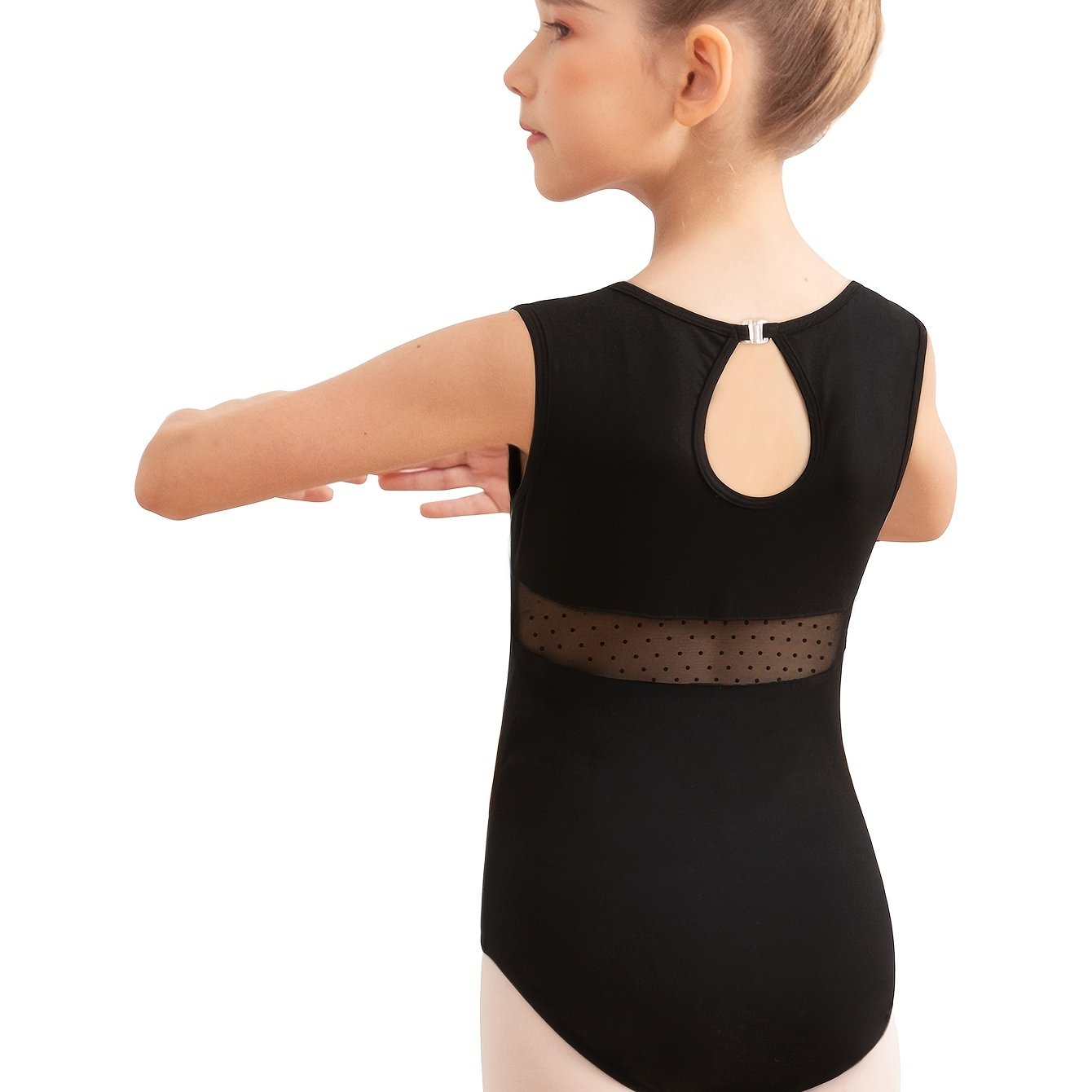 Cotton Ballet Leotard Sleeveless Jumpsuit for Kids