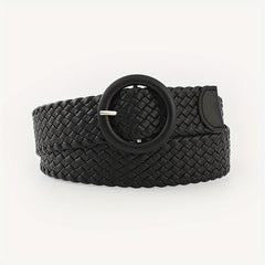 Candy Round Buckle Belt Women Casual Wide Belts Stylish Pants