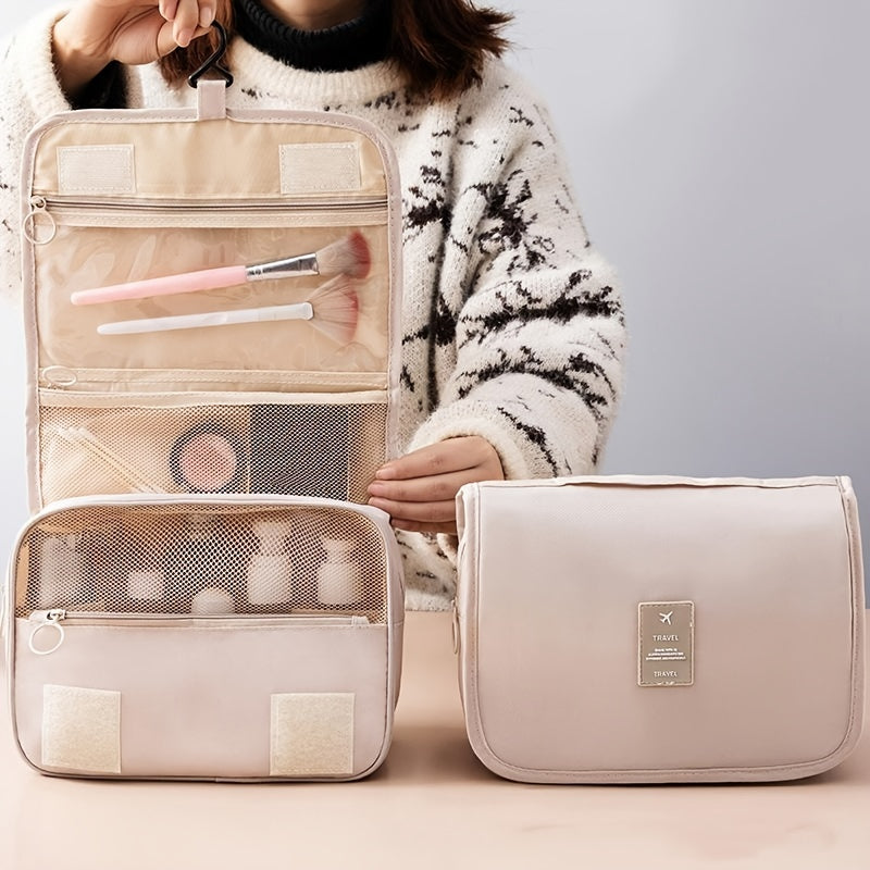 Large Hanging Toiletry Bag for Travel with Sturdy Hook