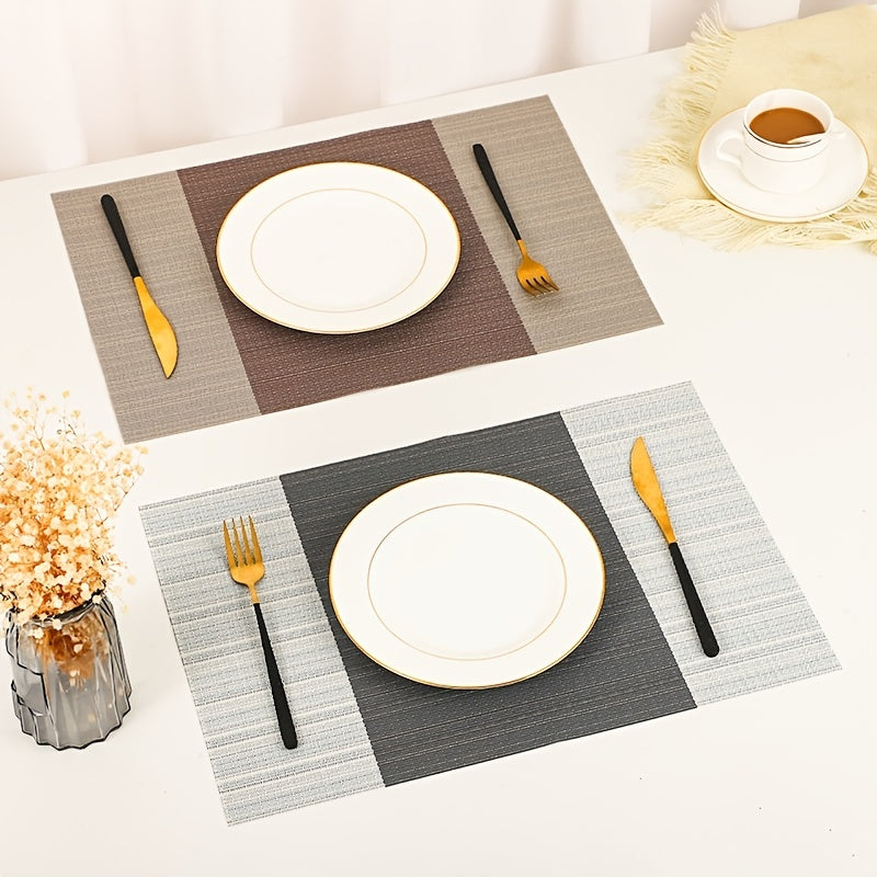 Bright Silk Placemat Heat Resistant Non Slip