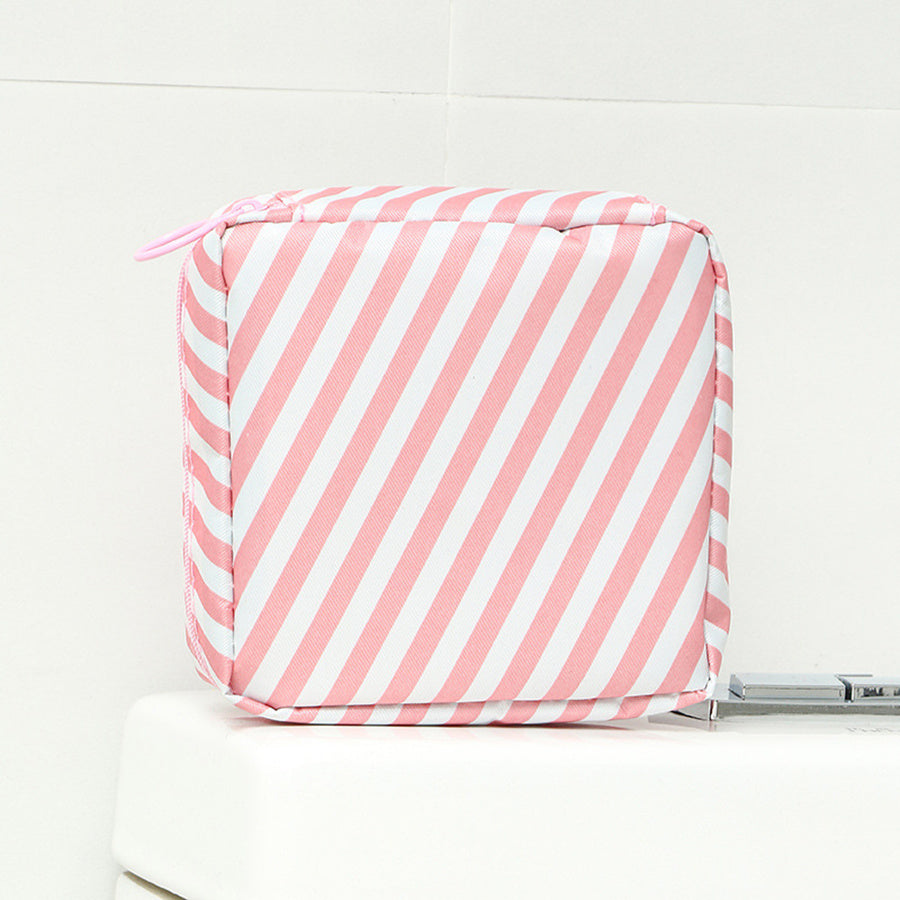 Small Zipper Storage Bag for Sanitary Napkin Portable