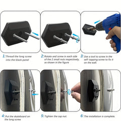 Skateboard Wall Mount Hangers for Deck Display & Storage