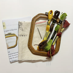 3D Embroidery DIY Hanging Painting Kit Flower Landscape European Embroidery