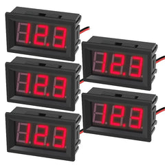 Waterproof DC Voltmeter LED Display 3V-30V Tester