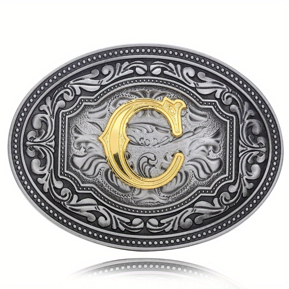 Embossed Belt Buckle for Men Western Cowboy Punk Hip Hop Accessories