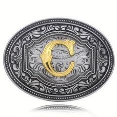 Embossed Belt Buckle for Men Western Cowboy Punk Hip Hop Accessories