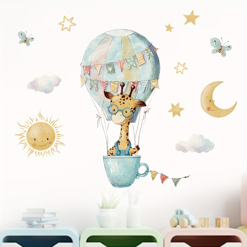 Cartoon Animals Wall Stickers Baby Room Decor