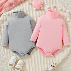 Unisex Turtleneck Long Sleeve Romper