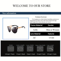 Men's Gothic Style Mirror Sunglasses Hipster Frameless Cat Eye Sun Glasses
