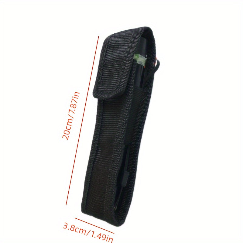 Portable Flashlight Accessory Pouch Waist Bag for Outdoor