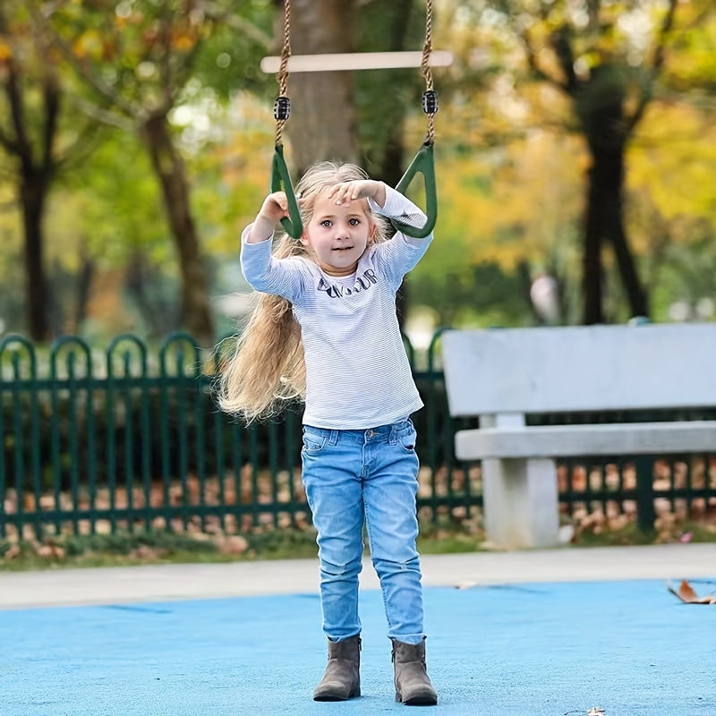 Backyard Swing Set Monkey Bars Trapeze Rings Outdoor Play