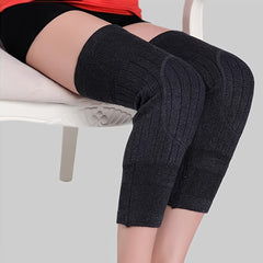 2pcs Winter Thickened Plus Velvet Warm Knee Pads Men's And Women's