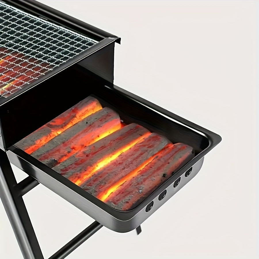 Portable Stainless Steel Wood Stove for Outdoor Picnic