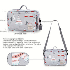 Mini Diaper Hanging Bag for Stroller - Nursery Storage Organizer