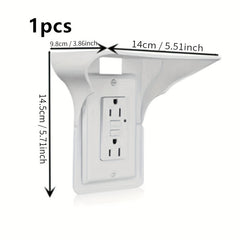 Wall Outlet Shelf Organizer for Electronics Storage