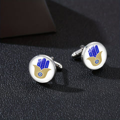 1pc Royal Devil Eye Cufflinks DIY Jewelry