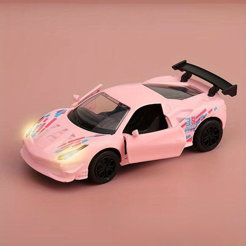 Alloy Car Model Sports Car Toy With Sound And Light Boys Baby Car Gift