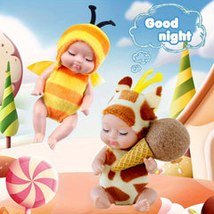 10pcs Mini Dolls 4 inch Animal Costume Dolls Easter Birthday Gift