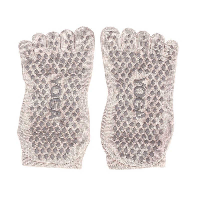 Non Slip Yoga Socks Women Dance Socks With Grips For Home Anti Slip Sport Socks