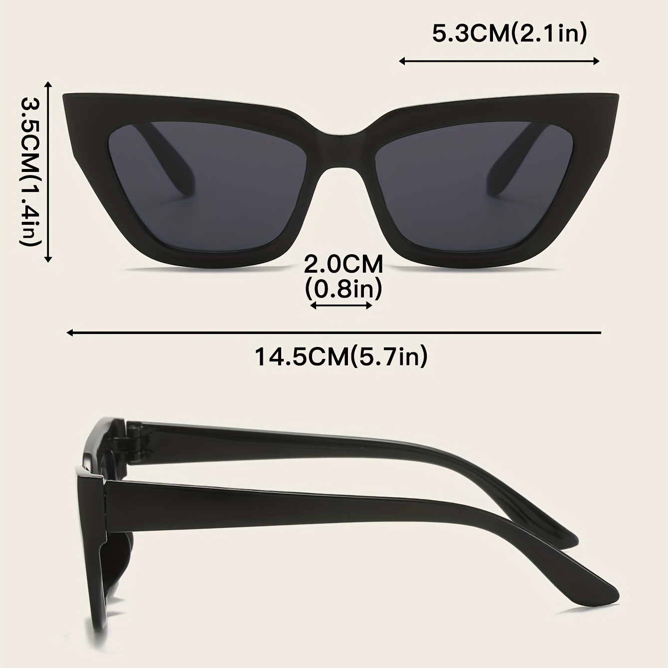 Cat Eye Sunglasses Mirror Lens Photo Booth Props Glasses UV400