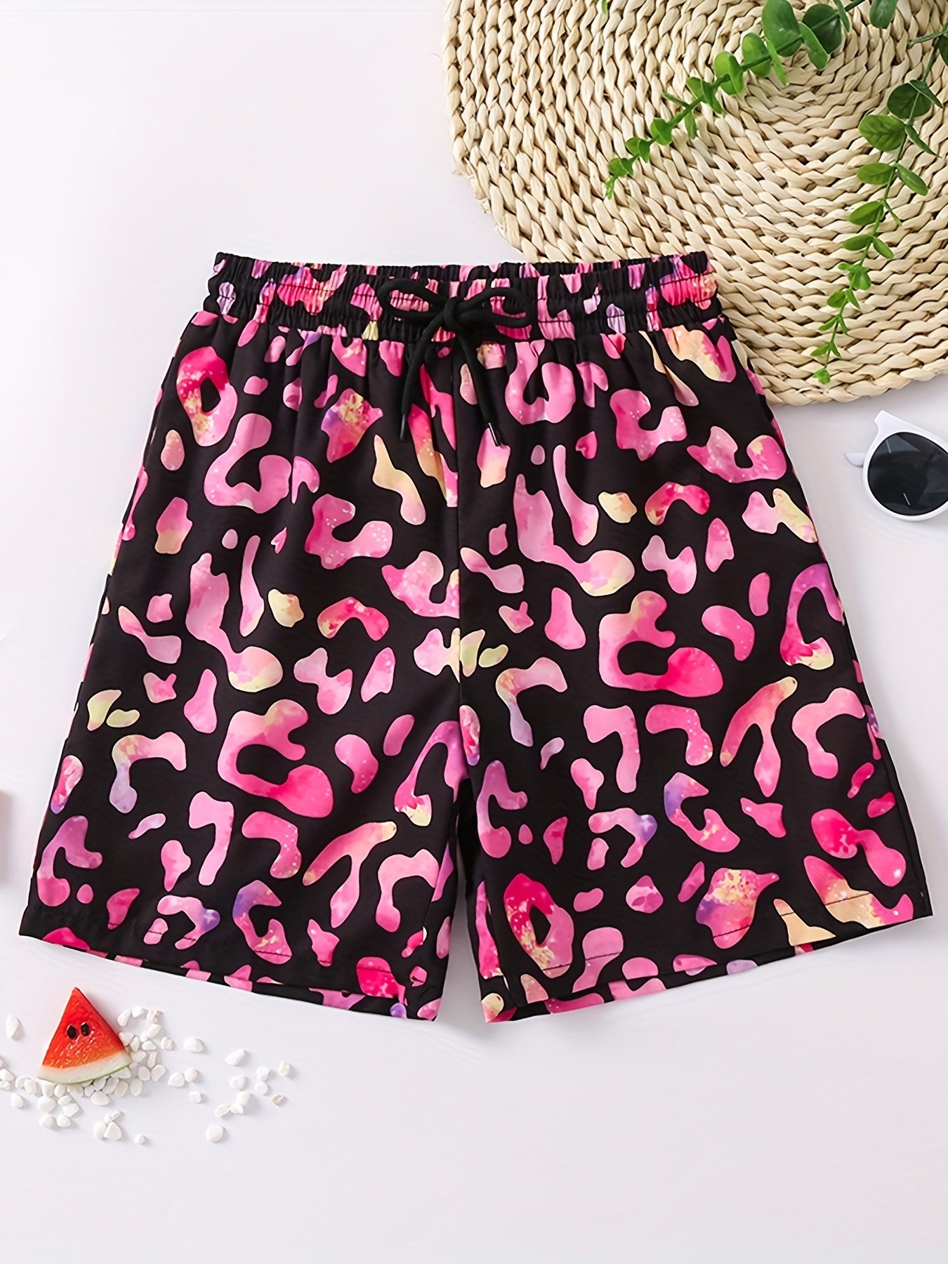 Kids Big Boys Digital Print Beach Short Pants