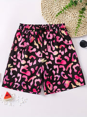 Kids Big Boys Digital Print Beach Short Pants