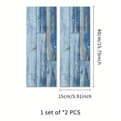 6PCS 15 01 40 01cm Wood Grain Floor Sticker, Waterproof Non-slip Tile Sticker
