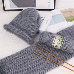 5 balls Wool Blend Yarn for Scarf DIY Crocheting and Knitting