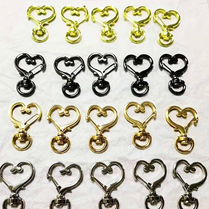 Heart Shape Buckle Jewelry Accessories Metal Love Keychain