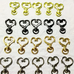 Heart Shape Buckle Jewelry Accessories Metal Love Keychain