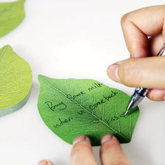 50pcs Leaf Sticker Small Fresh Tree Leaf Sticker Anti Forgetting Reminder DIY