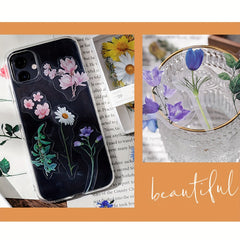 Waterproof Retro Plants Flowers Girls Sticker Set