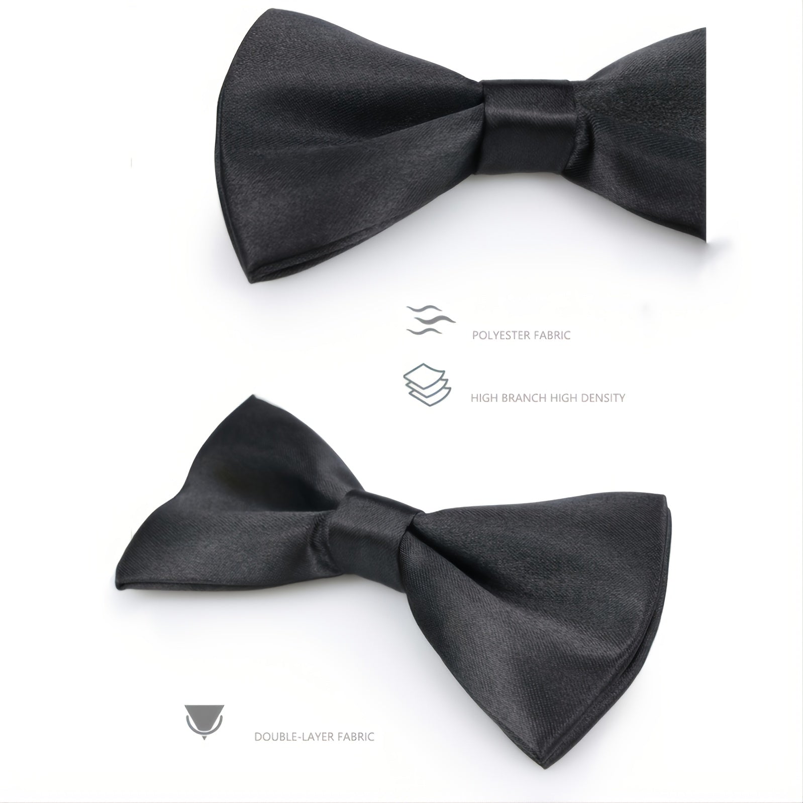 Classic Pre Tied Bow Tie Solid Tuxedo Adults & Children