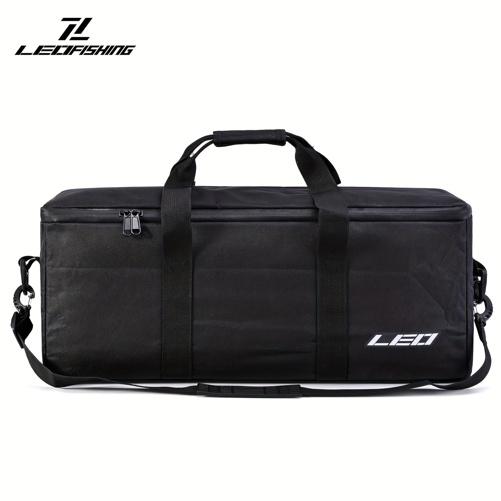 LEOFISHING Large Fishing Tackle Bag with Adjustable Strap