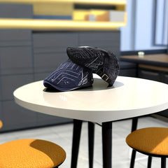 Men's Denim Peaker Cap for All Seasons