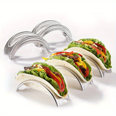 304 Stainless Steel Taco Holder Reusable Taco Stand Rack Washable Taco Stands