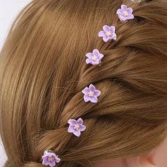 10pcs Flower Hair Clips for Baby Girls - Perfect for Parties & Holidays