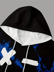 Grimace Print Hoodies For Men Graphic Hoodie With Kangaroo Pocket