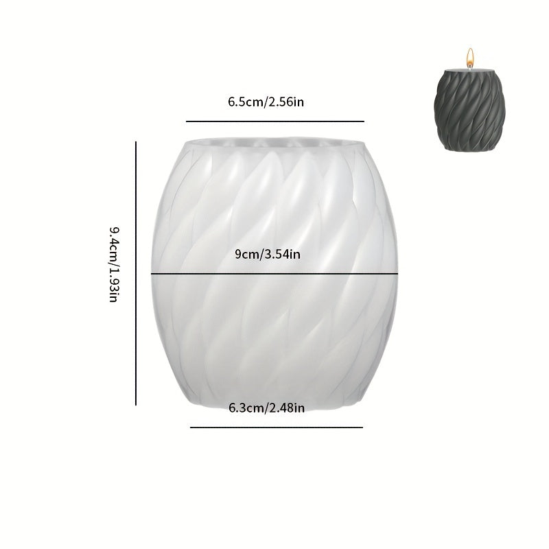 Spiral Ball Candle Holder Silicone Mold Candle Making Epoxy Resin