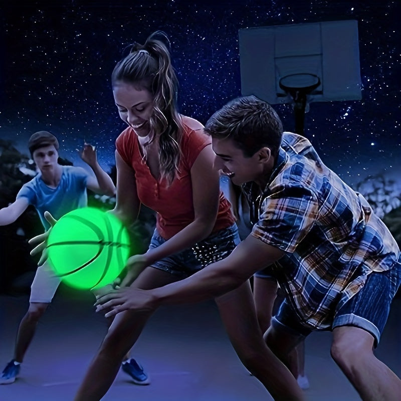 Glow Mini Basketball for Night Training Game