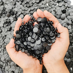 100 Pcs Plastic Shoe Button Buckle