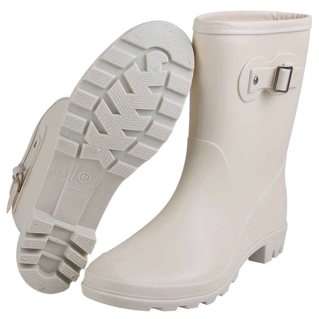 Non Slip Waterproof Short Rain Boots Lightweight Garden Beach Rain Shoes