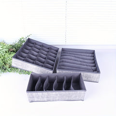 Underwear Storage Box Lightweight Organizer Container With Grids