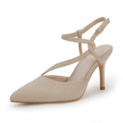 Women's Cross Strap Stiletto High Heel Sandals