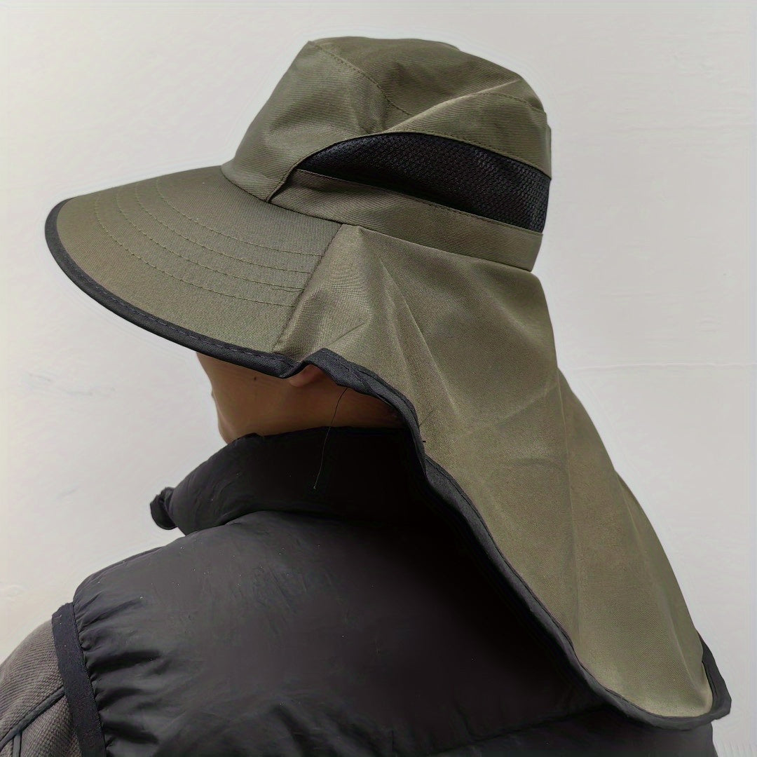 Outdoor Fishing Sun Hat Summer Male Fisherman's Hat Detachable Fishing Hat