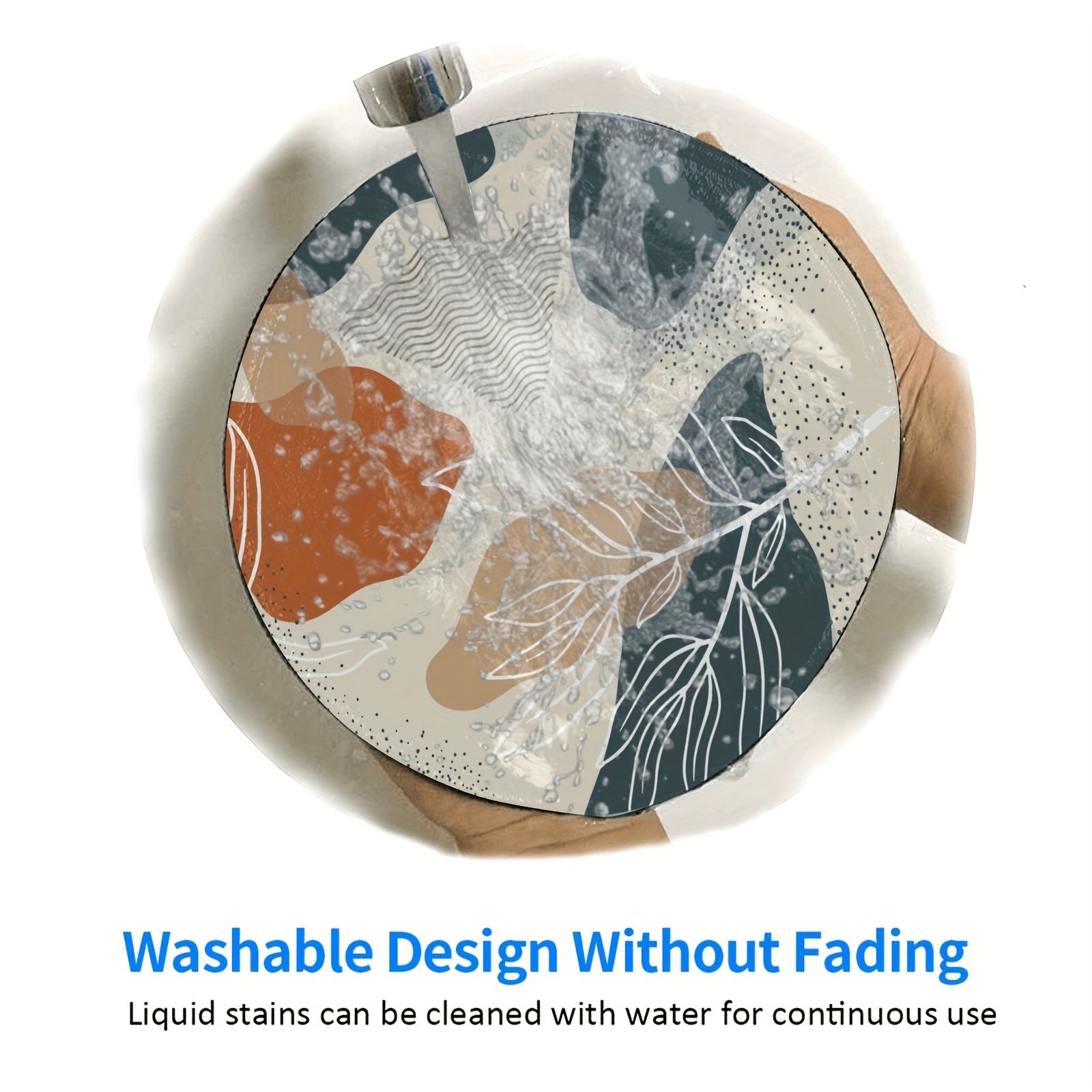 Modern Abstract Mouse Pad Office Decor Women Desk Accessories Gift Coworker