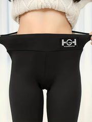 Warm Fleece Liner Yoga Pants Stretch Leggings