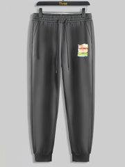 Landscape Painting Print Men's Pants Drawstring Sweatpants Casual Trousers