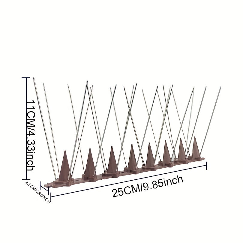 Bird Spikes Outdoor Bird Repellent, 6 Packs