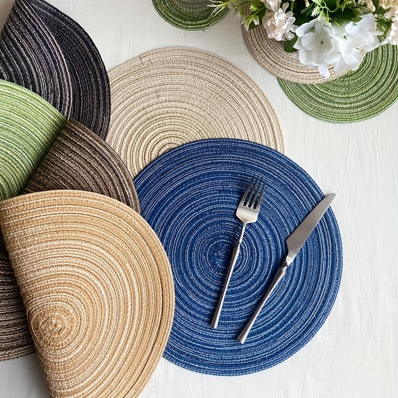 Non Slip Cotton Table Placemat for Western Dining
